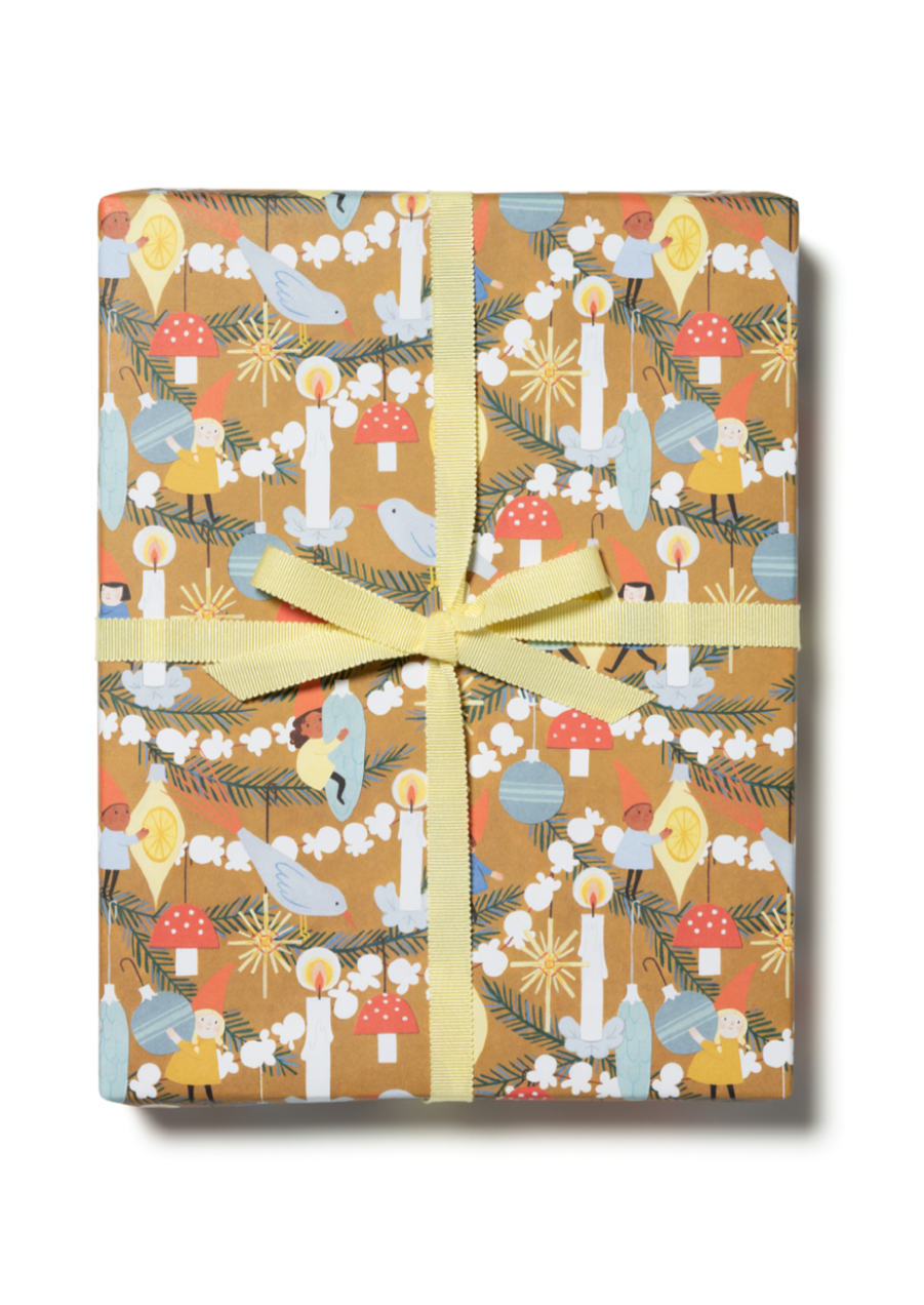 Christmas Elves Roll Wrap
