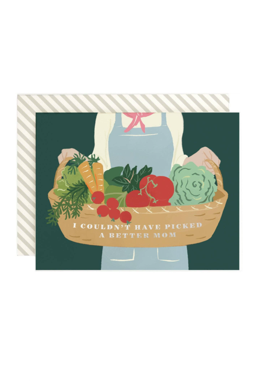 Picked You Mom Card