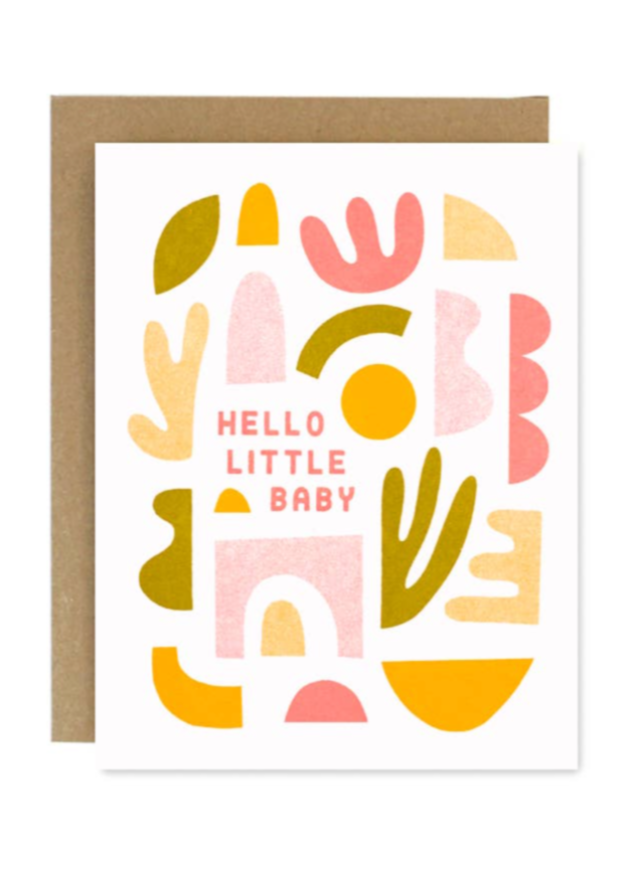 Hello Little Baby Card