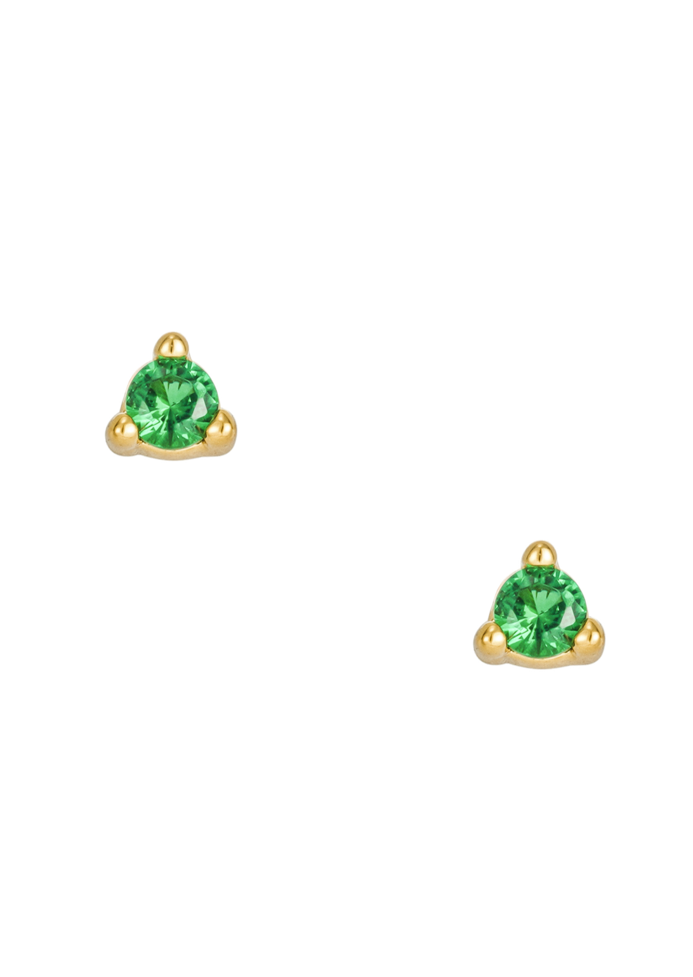 Ace Studs | Emerald