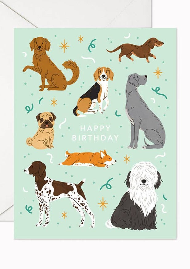 Dogs Birthday Card