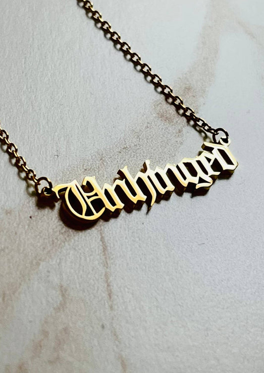 Unhinged Necklace | Gold