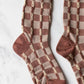 Vintage Twist Socks | Brick