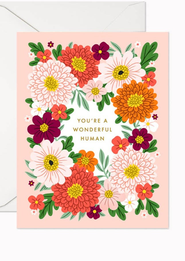 You're a Wonderful Human Card