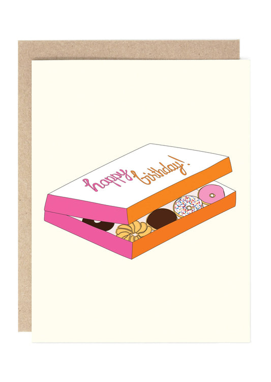 Birthday Dozen Donut Card