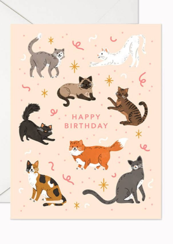 Cat Birthday Card