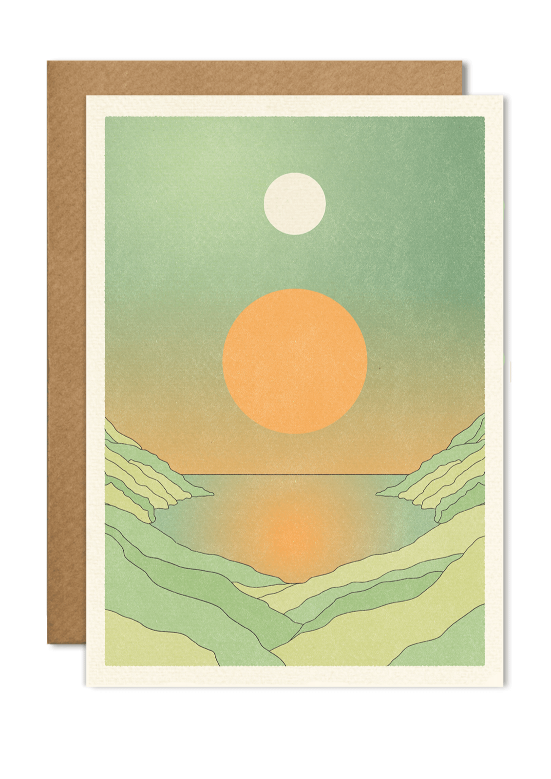 Lagoon Print Card