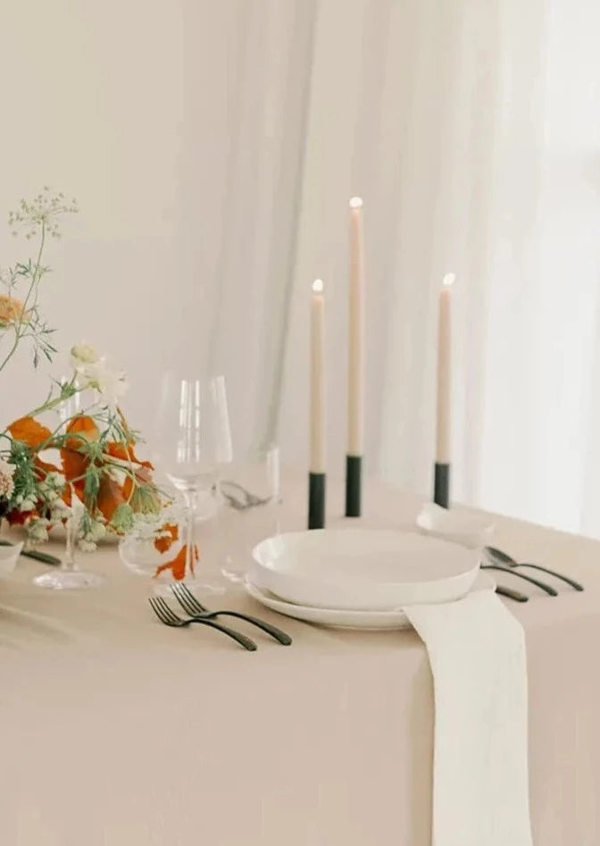 Beeswax Dipped Candles | Clay