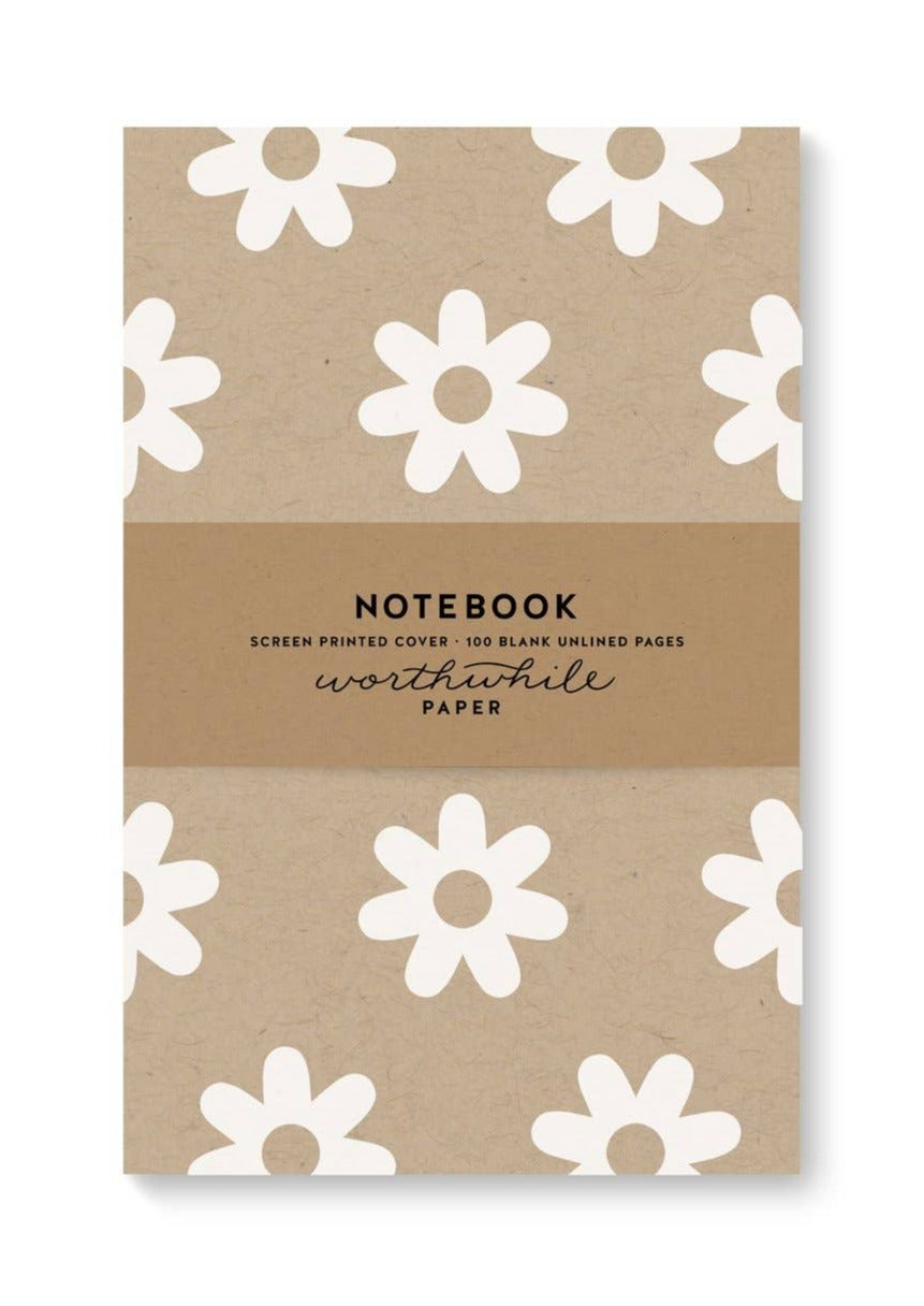 Daisy Pattern Notebook