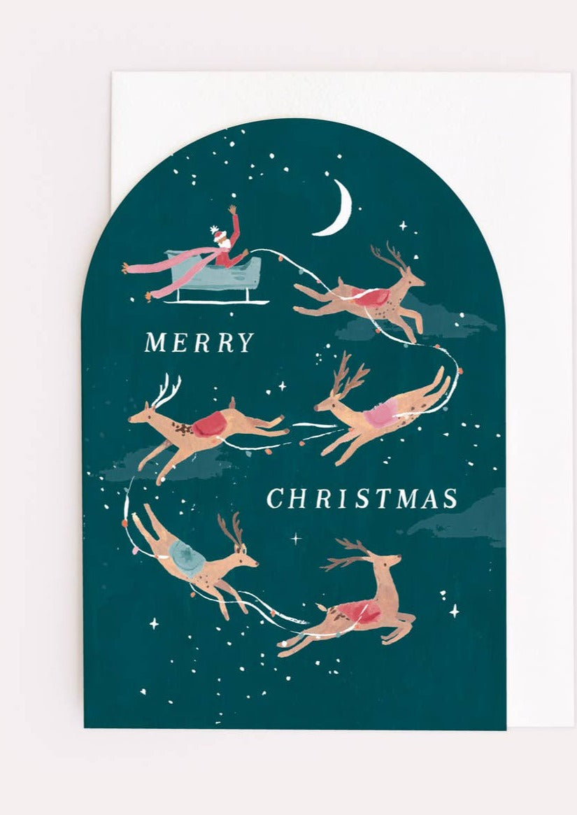 Reindeer Christmas Card
