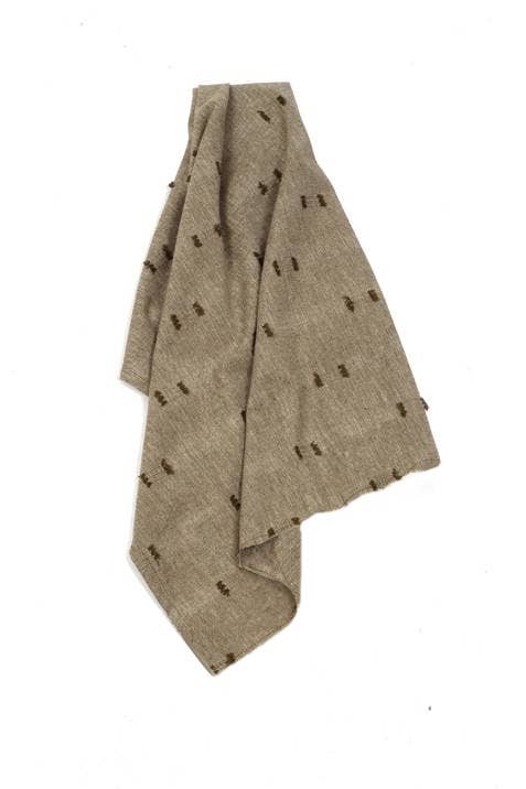 Tufted Tea Towel | Burnt Olive