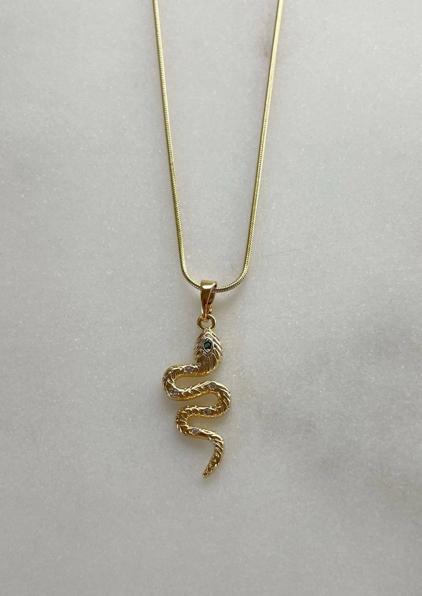 All Seeing Serpent Necklace