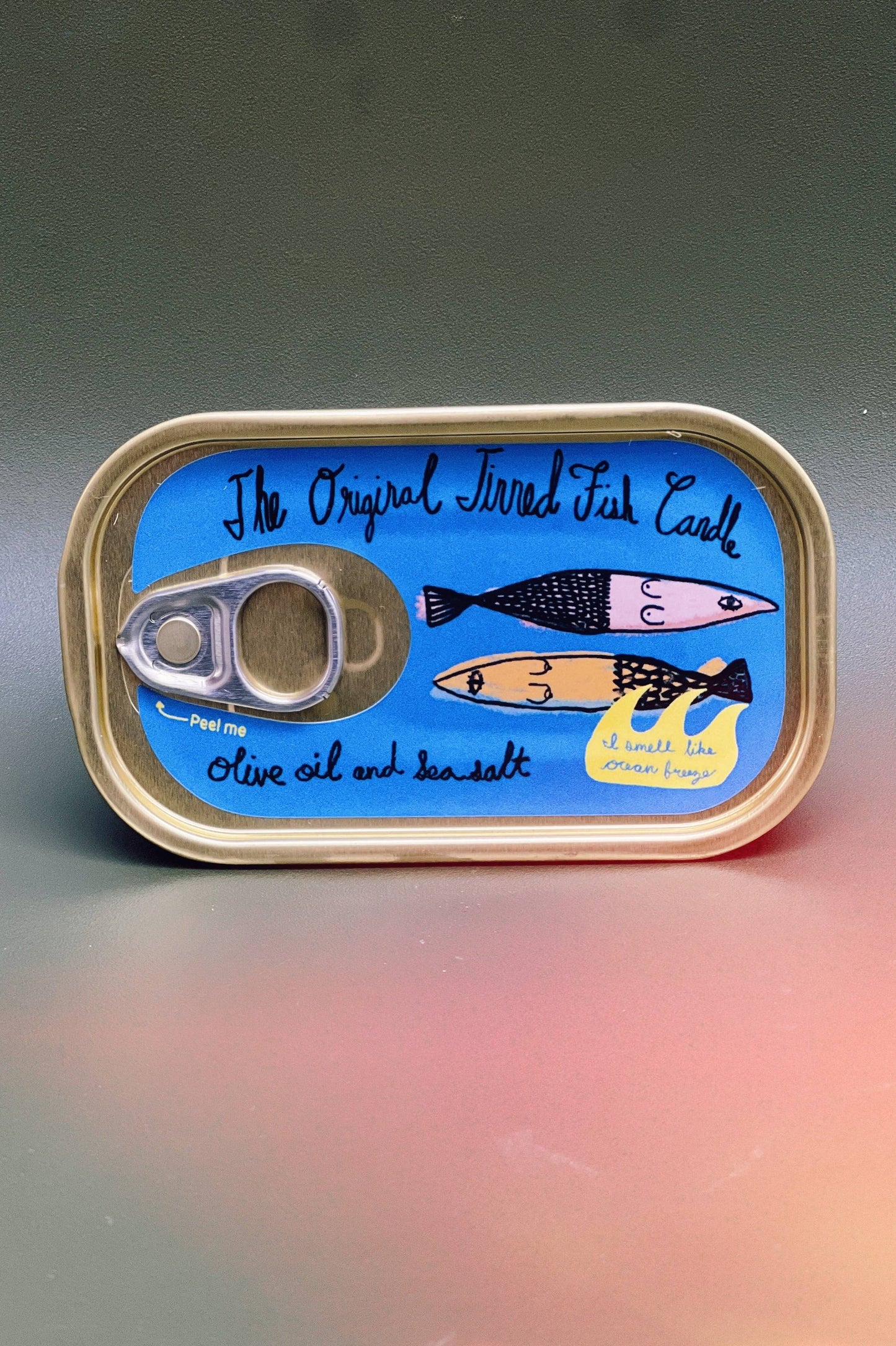 Tinned Fish Candle | Sardines in Olive Oil and Sea Salt