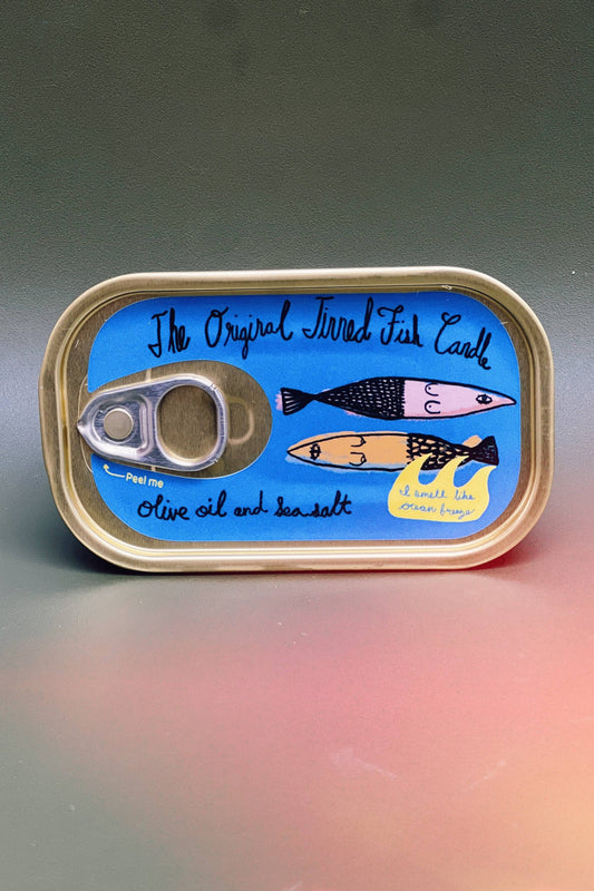Tinned Fish Candle | Sardines in Olive Oil and Sea Salt