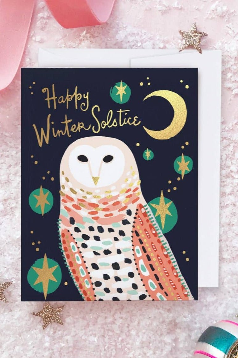 Snowy Owl Card