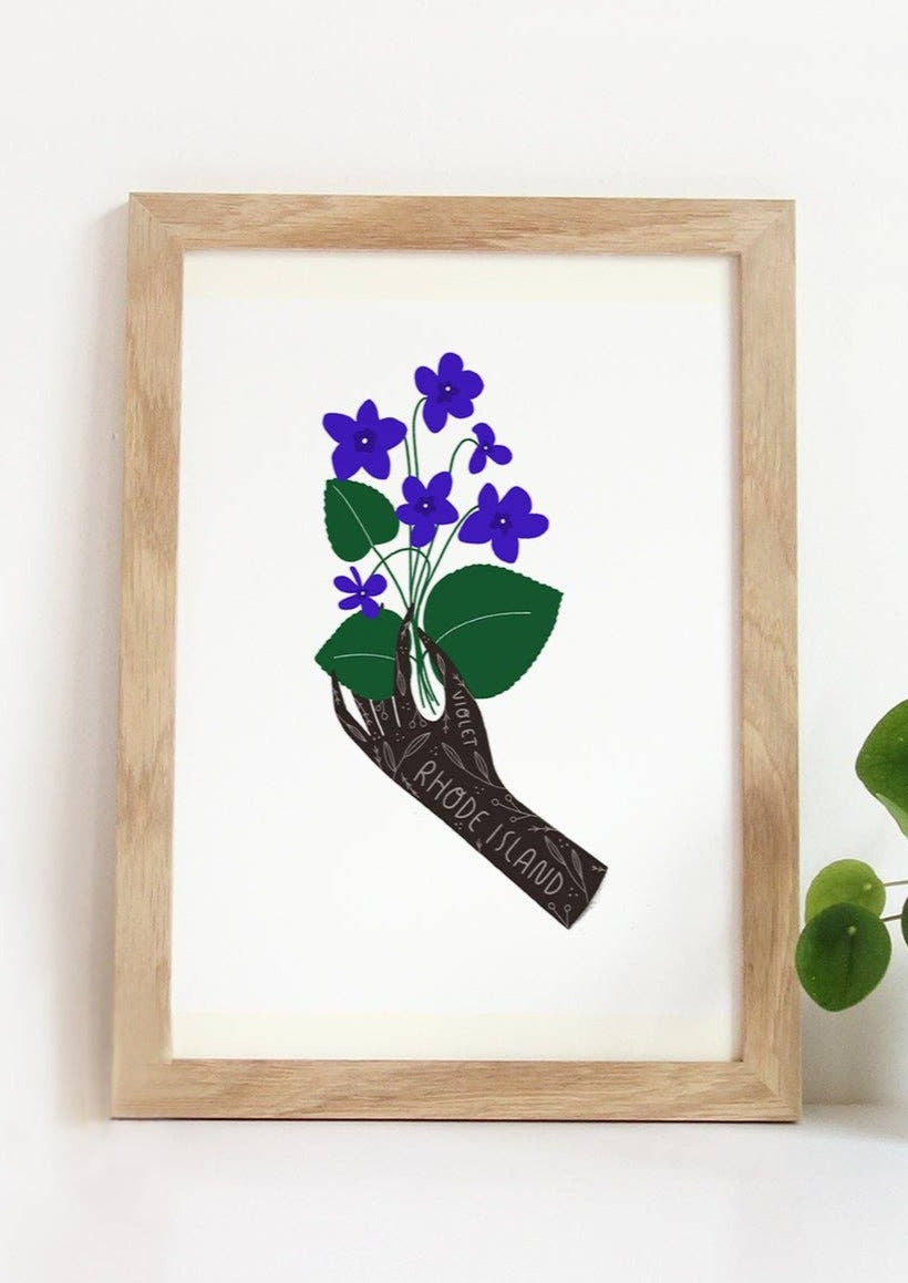 Rhode Island State Flower Print