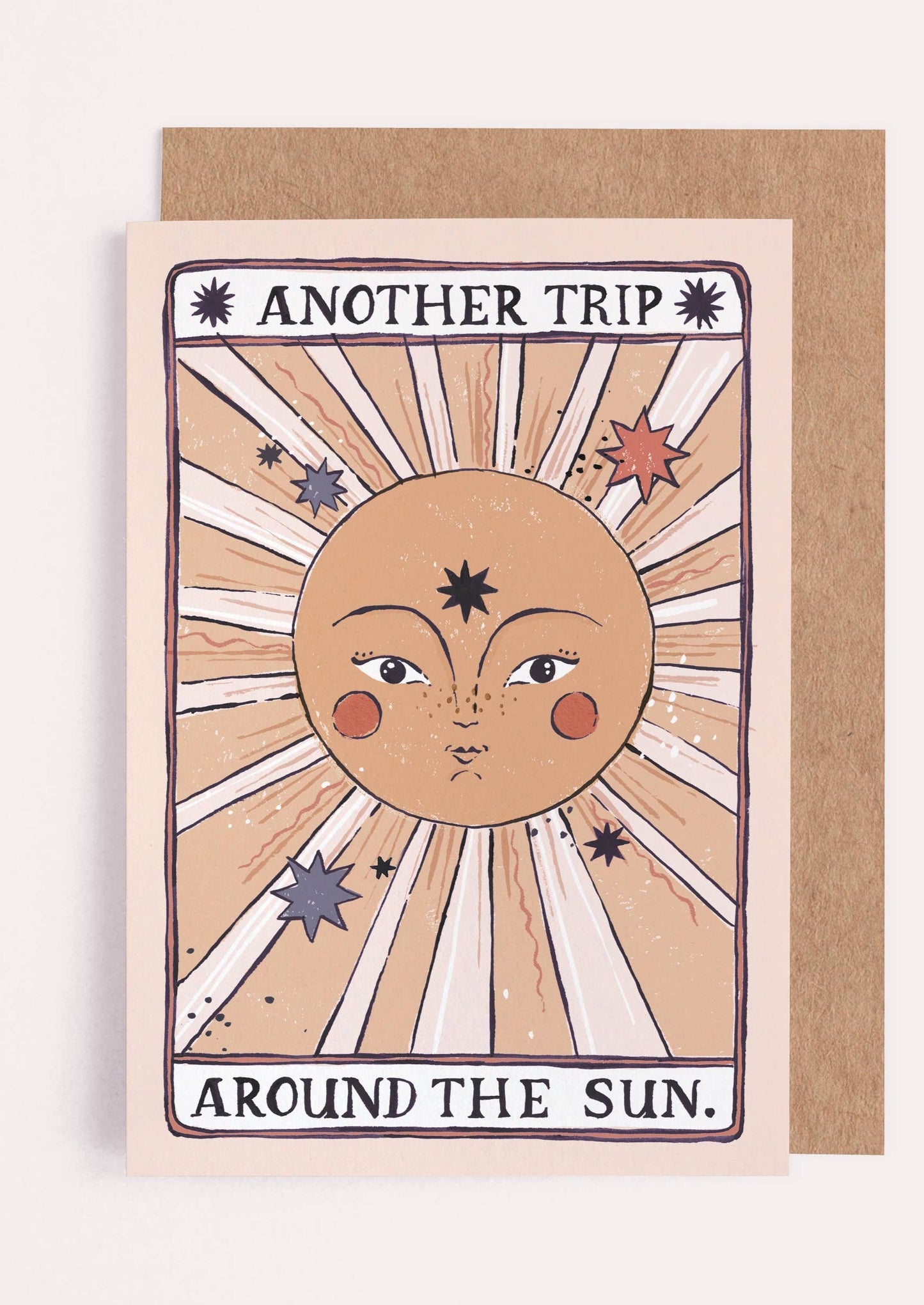 Sun Tarot Birthday Card
