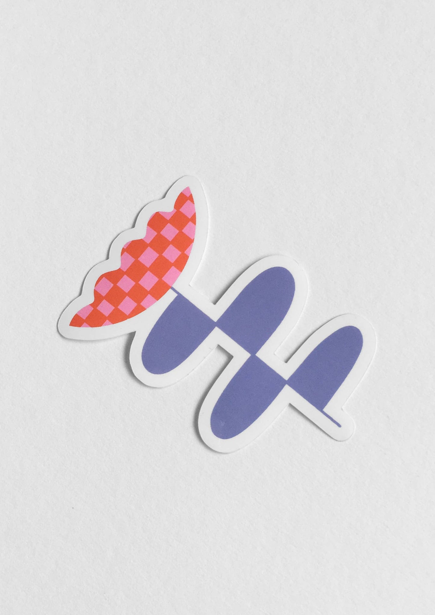 Grid Flower Sticker