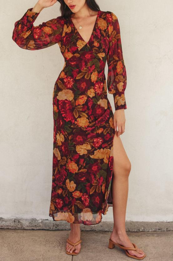 Florence Blooms Midi Dress