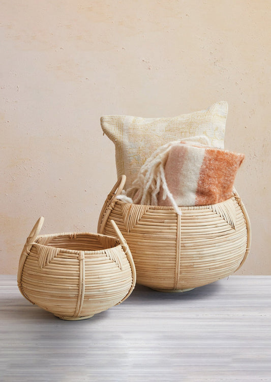 Sol Round Rattan Basket