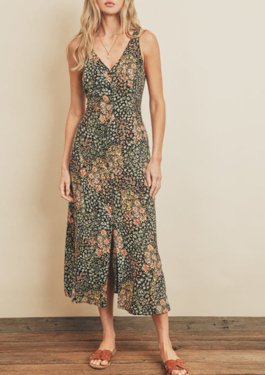 Out of the Woods Midi Dress