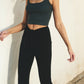 Micro Rib Knit Tank | Charcoal