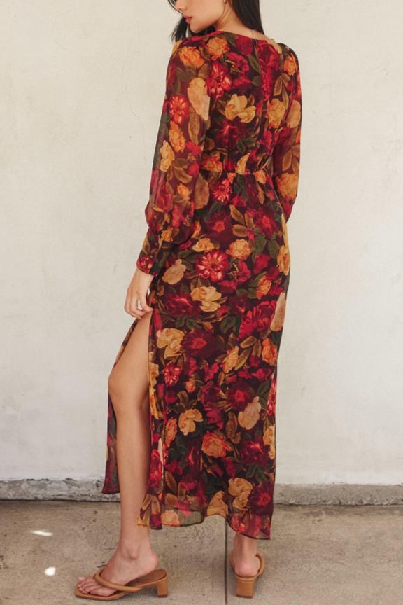 Florence Blooms Midi Dress