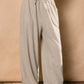 Wide Leg Sweat Pants | Beige