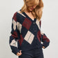 As If Argyle Cardigan