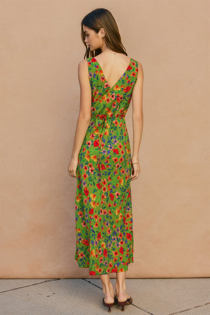Wildflower Bias Cut Midi Dress