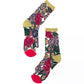 Festive Floral Sheer Socks