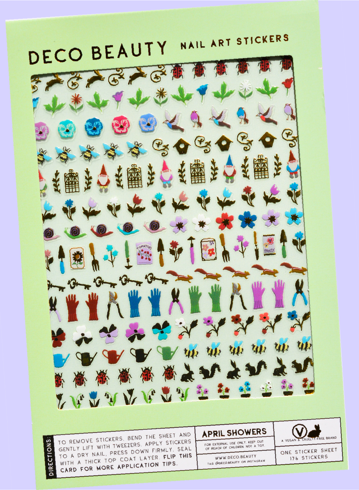 Nail Art Stickers | April Showers