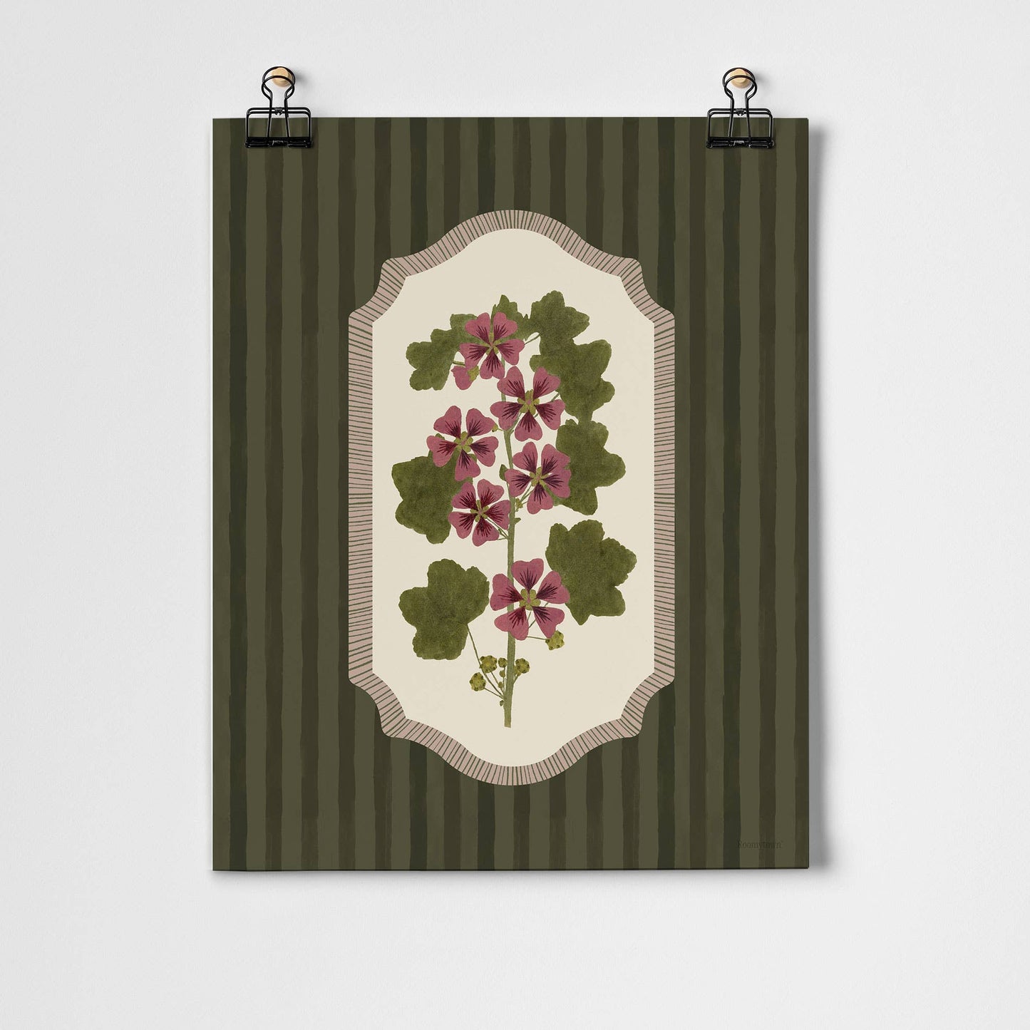 Geranium Art Print | 11 x 14