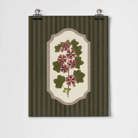 Geranium Art Print | 11 x 14