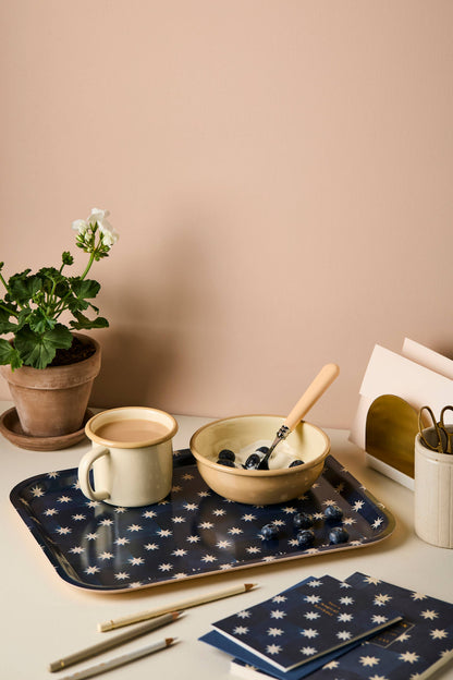 Navy Star Tray | Medium