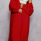 Homebody Cardigan | Cherry Red