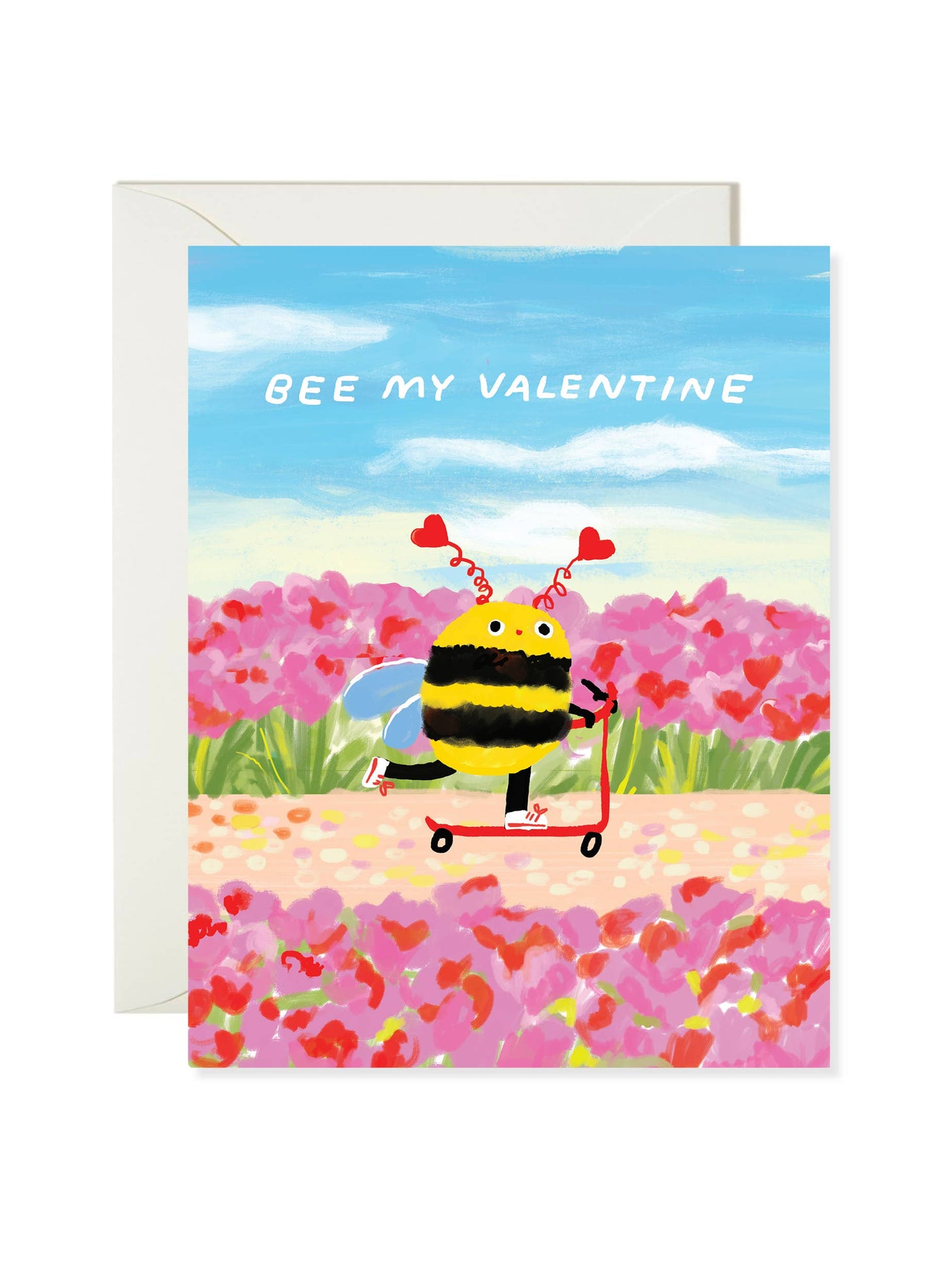 Valentine Bee Greeting Card