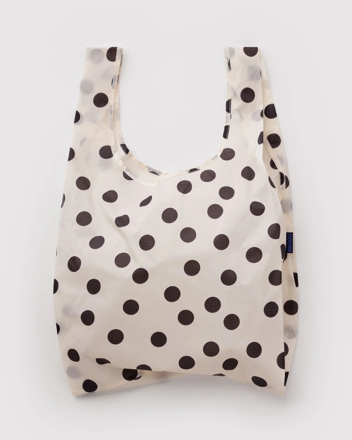 Standard BAGGU | Cream and Black Polka Dot