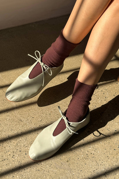 Breezy Sneaker Socks | Dark Cacao