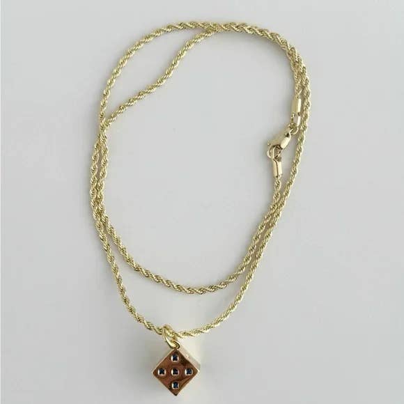 Lucky Dice Necklace | 18"