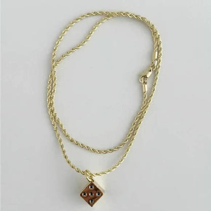 Lucky Dice Necklace | 18"