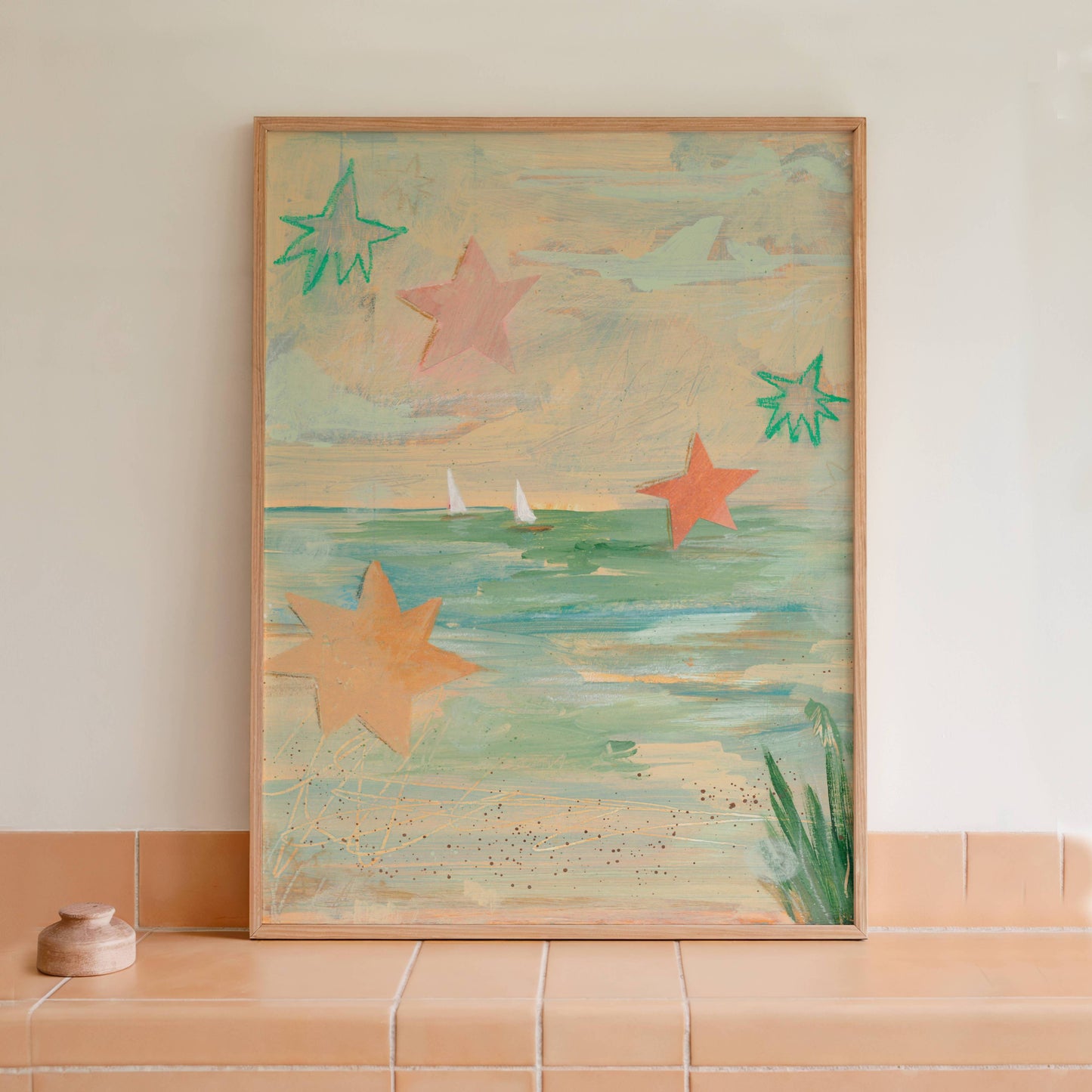 Muted Coastal Art Print | 8 x 10