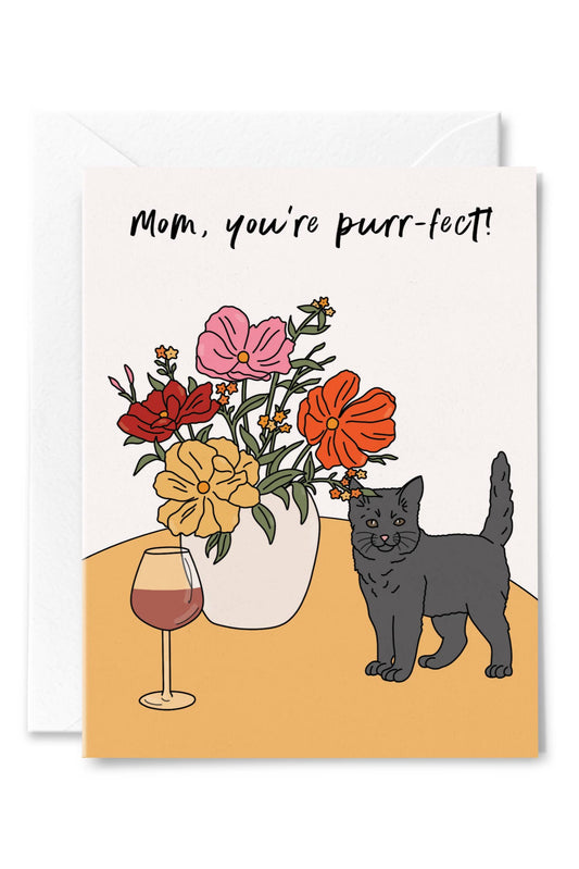 Purr-fect Mom Card