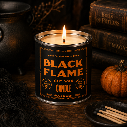 Black Flame Soy Candle