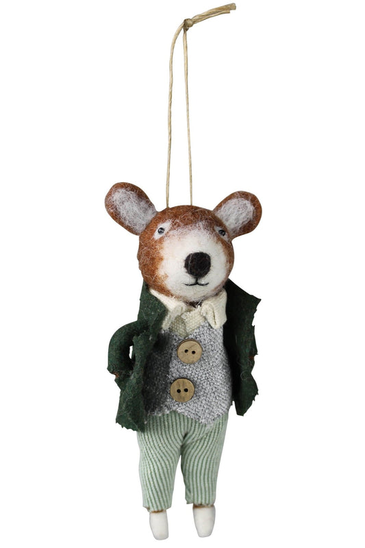 Bear in Coat Ornament