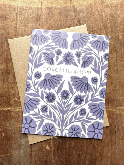 Congratulations Floral Card