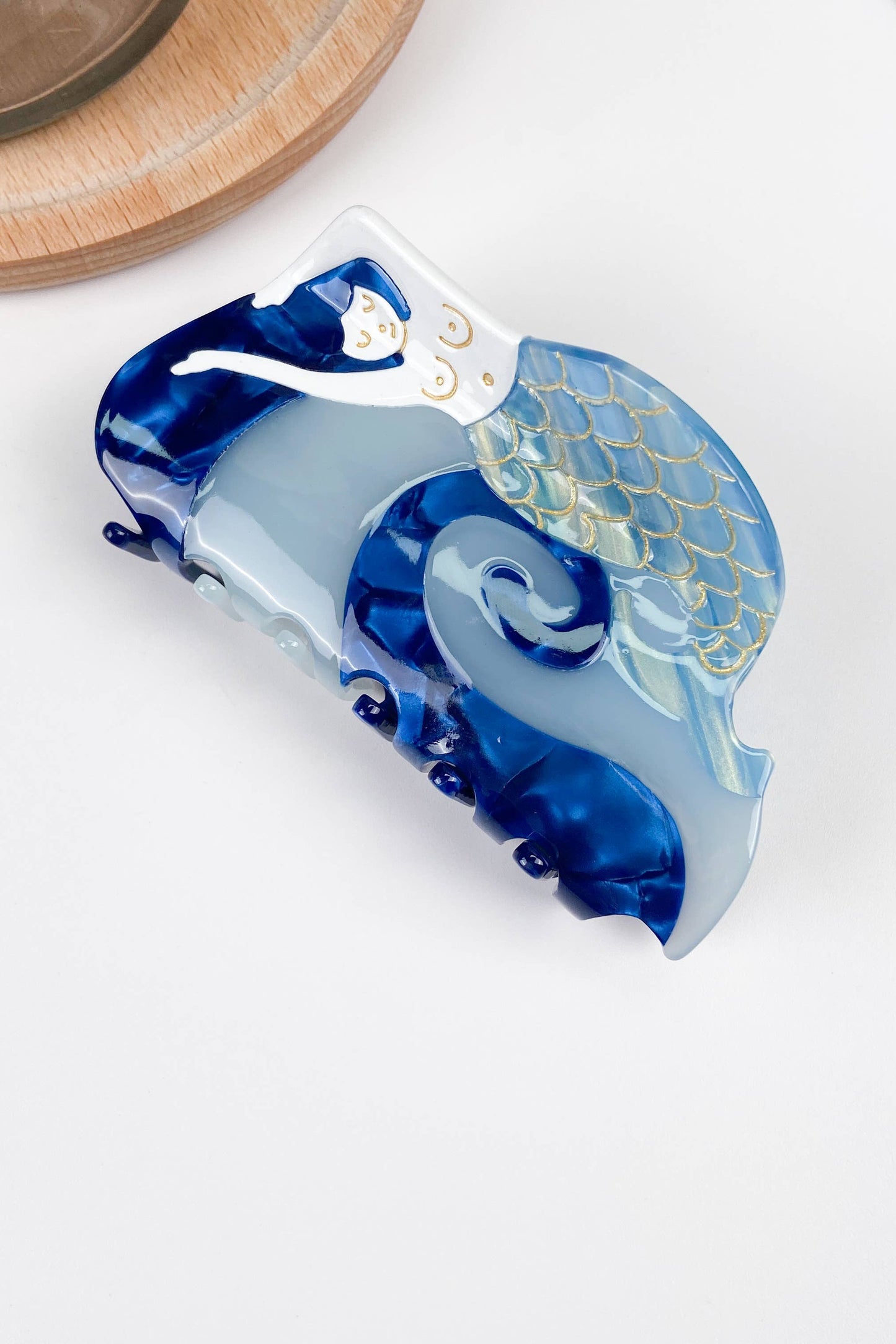 Blue Mermaid Hair Claw
