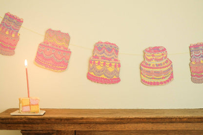 Celebration Cakes Sewn Garland