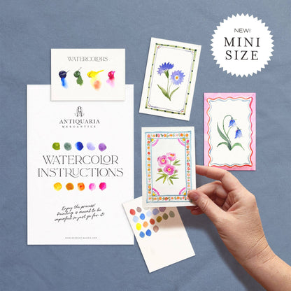 Mini Watercolor Kit | Flowers