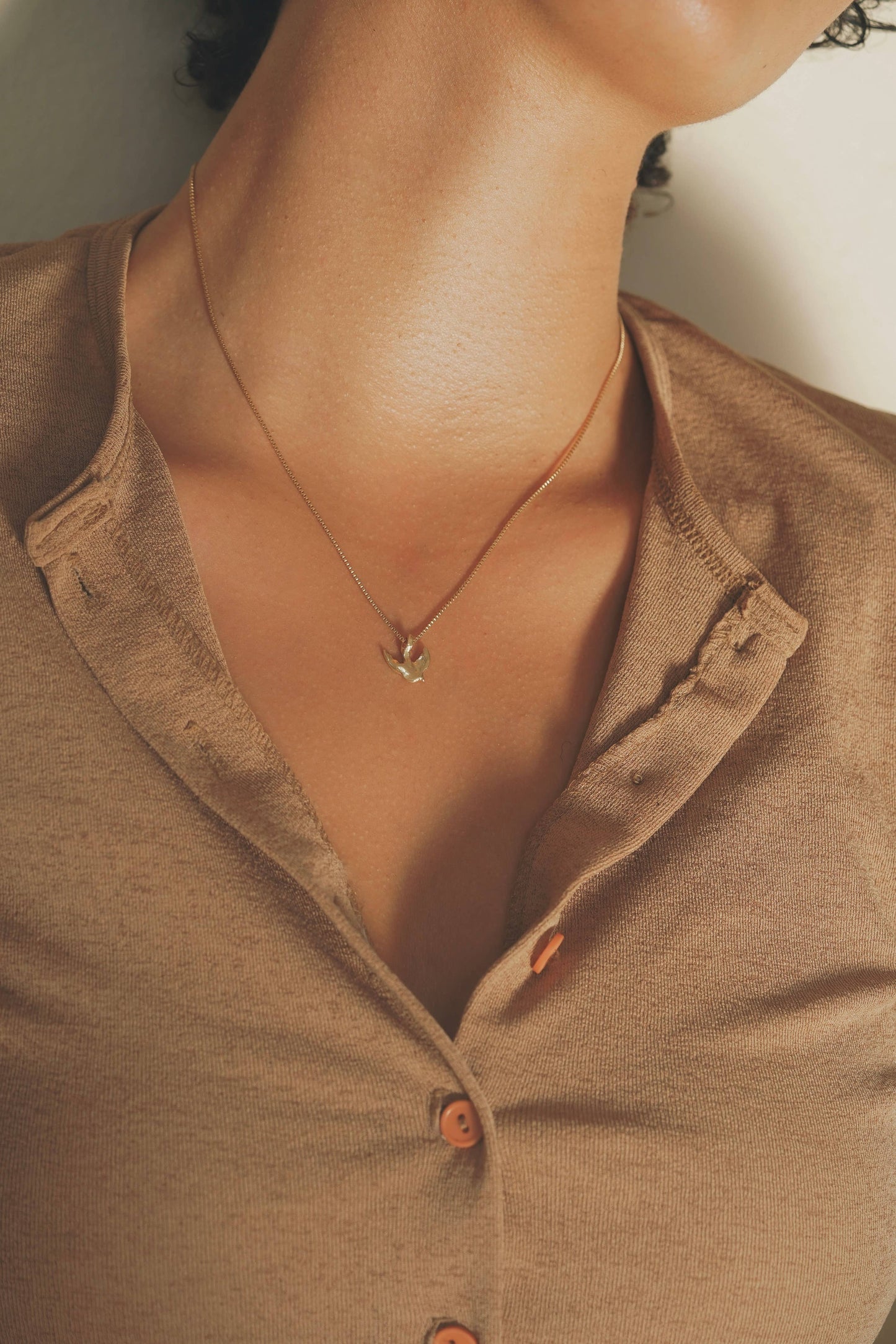 Avis Necklace | 20" Box Chain